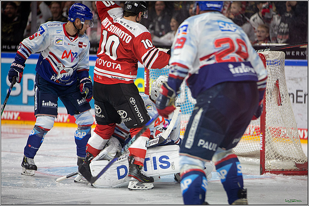 PENNY DEL; Koelner Haie-Adler Mannheim; Koeln, 21.03.2023